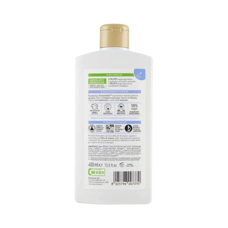 I Provenzali Argan Bagnoschiuma Biologico Nutriente 400 Ml Bagni schiuma