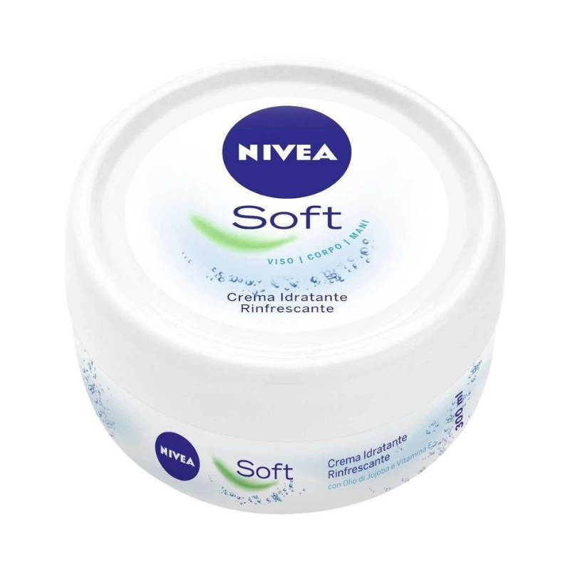 Nivea Soft Crema Idratante e Rinfrescante Multiuso 300g Cura della pelle