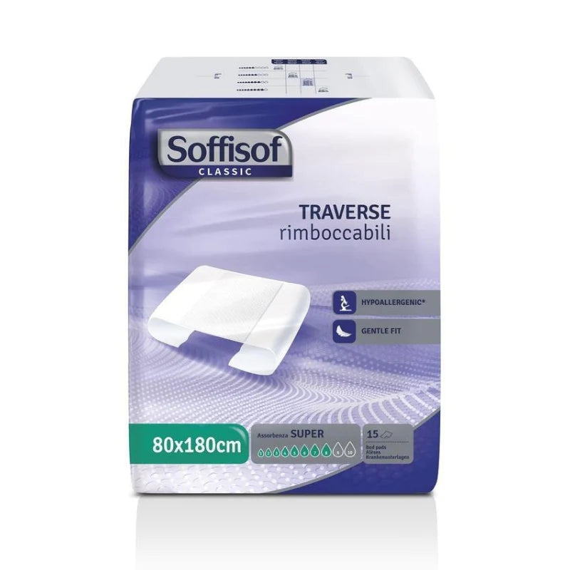 Soffisof Pannolini Traversa 80x180cm 15pz Assorbenti e proteggi slip
