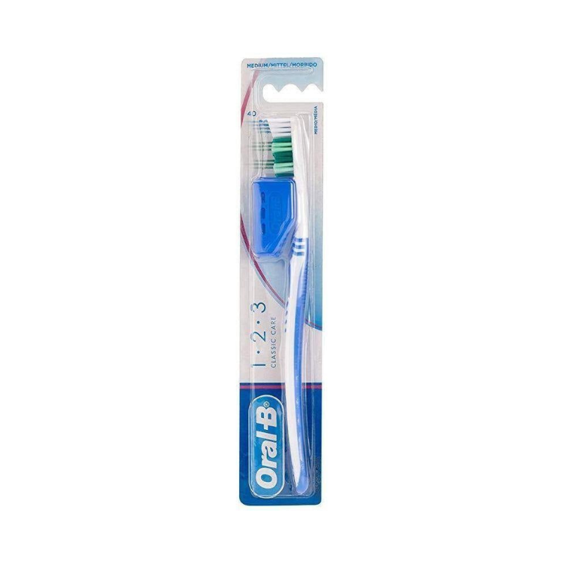 Oral-B Spazzolino Manuale 1.2.3 Classic Care Medio 40mm Spazzolini