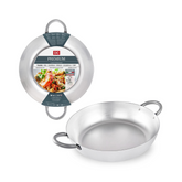 High flared professional aluminum pan - 40cm diameter