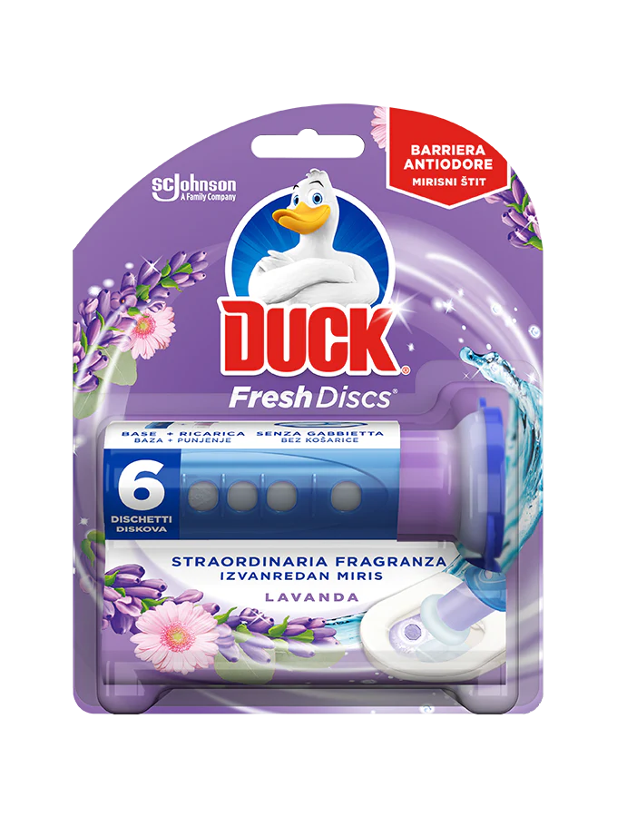 Anka färska skivor gel wc bas+laddning med caneden agenter diverse doft 36 ml