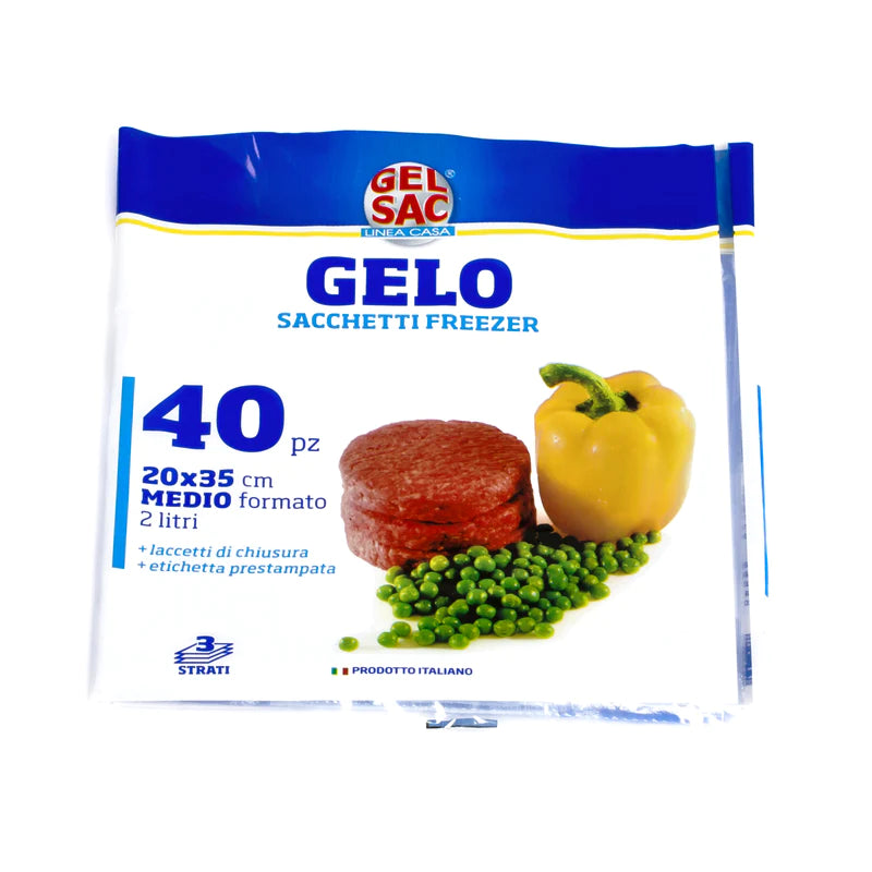 Gelsäckväskor frys 20x35 kuvert 40 st