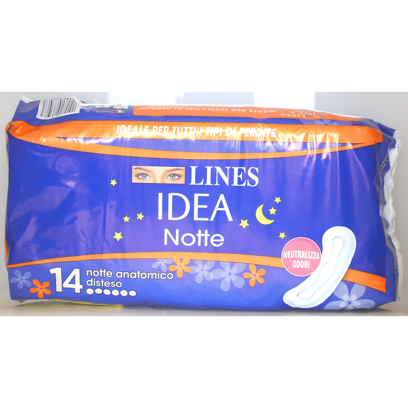 Linien extra lang saugfähig Idea Night X 14 Stk