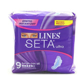 Lines Seta Ultra Lungo 9 Pz Assorbenti e proteggi slip