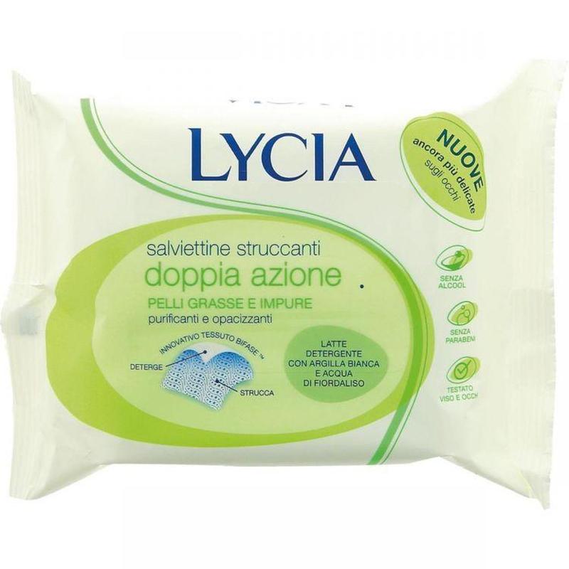 Lycia Salviettine Struccanti Purificanti Tonificano E Riequilibrano 20pz