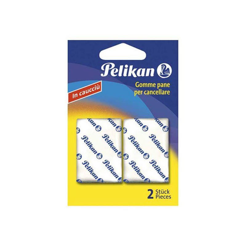 Pelikan - Gomma Pane Per Cancellare 2 Pz - Ug20 Gomme in caucciù Unicarto.com