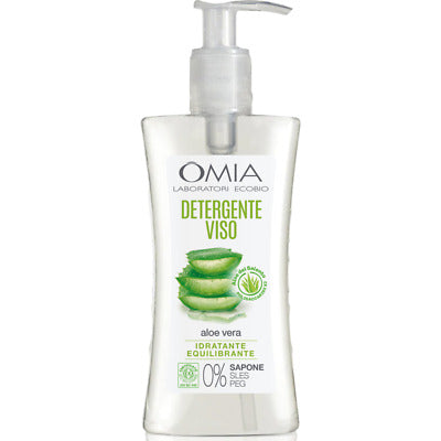 Detergent Omia nawilżający aloe twarzy 200 ml