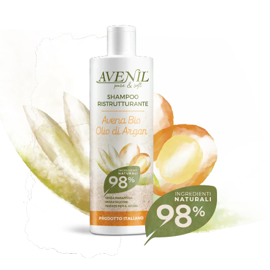 Avenil Risenza Avena a Argan 400 ml olejový šampón