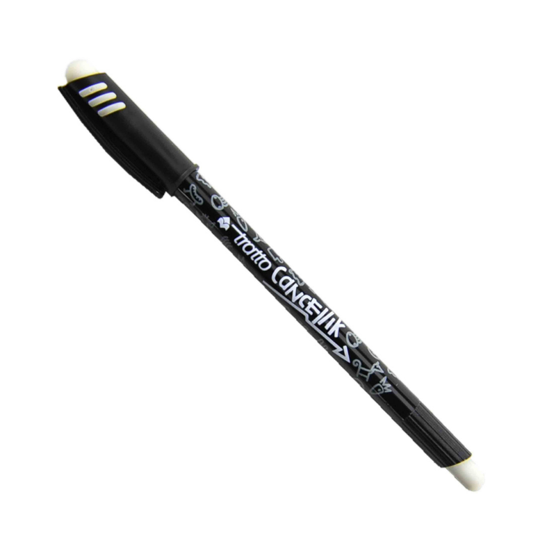 Tratto Cancellik - Penna A Sfera Cancellabile Punta 1,0 Mm Tratto 0,4 Mm - Colore Nero Penne a sfera cancellabile Unicarto.com