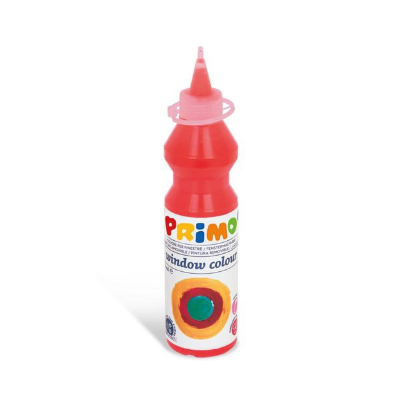 Primo Window Colour - Colore Attacca Stacca per Vetro 80ml - N.310 (650W310) Rosso Carminio Colore attacca stacca Unicarto.com