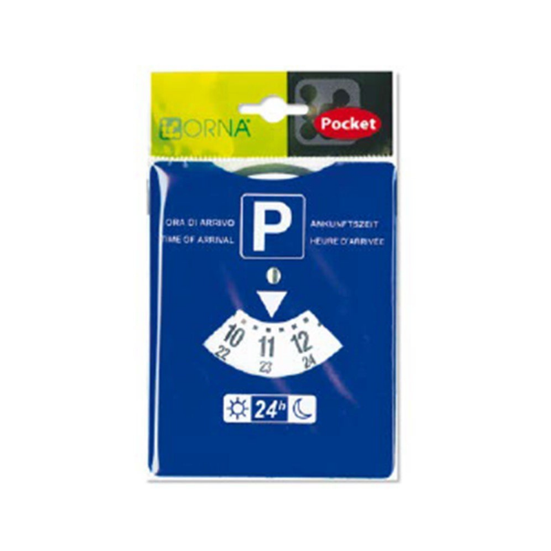 Orna - Disco Orario 24H Parcometro Tipo Europa Colori Assortiti Dischi orario Unicarto.com