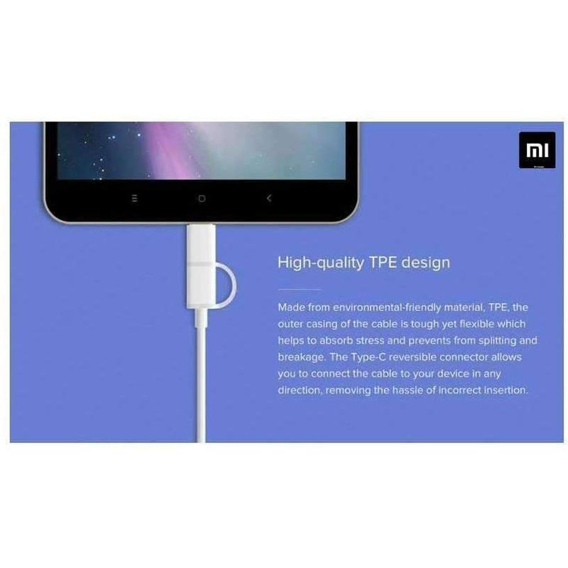 Xiaomi Cavo 1 M 2 In 1 Cavo Micro Usb To Type C