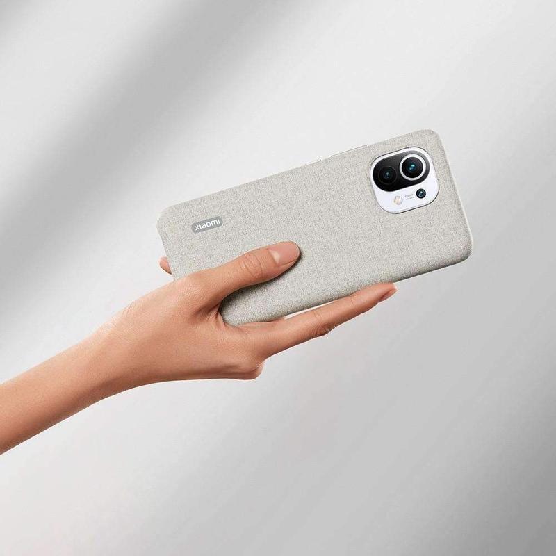XIAOMI Mi 11 Cloth Gray Vegan Leather Case