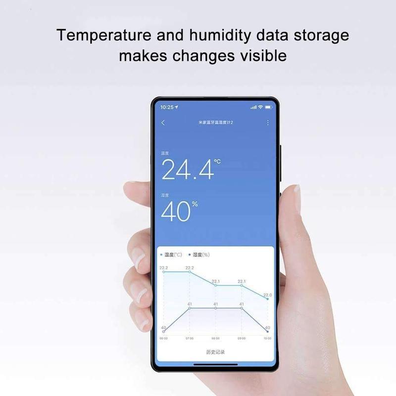 Xiaomi Mi Igrometro Termometro Digitale Termometro Bluetooth Misuratore di umidità e Temperatura