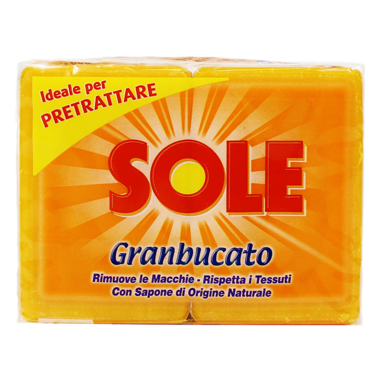 Sun Soap Laundry Μασσαλία κομμάτια 2 τεμάχια 500 gr