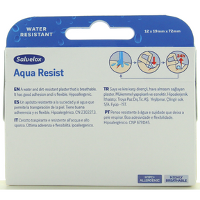 Salvelox aqua résiste aux patchs moyens 12pz