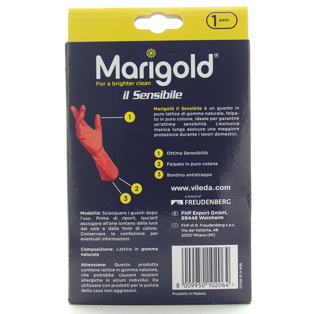 Marigold Guanti Il Sensibile Grande L