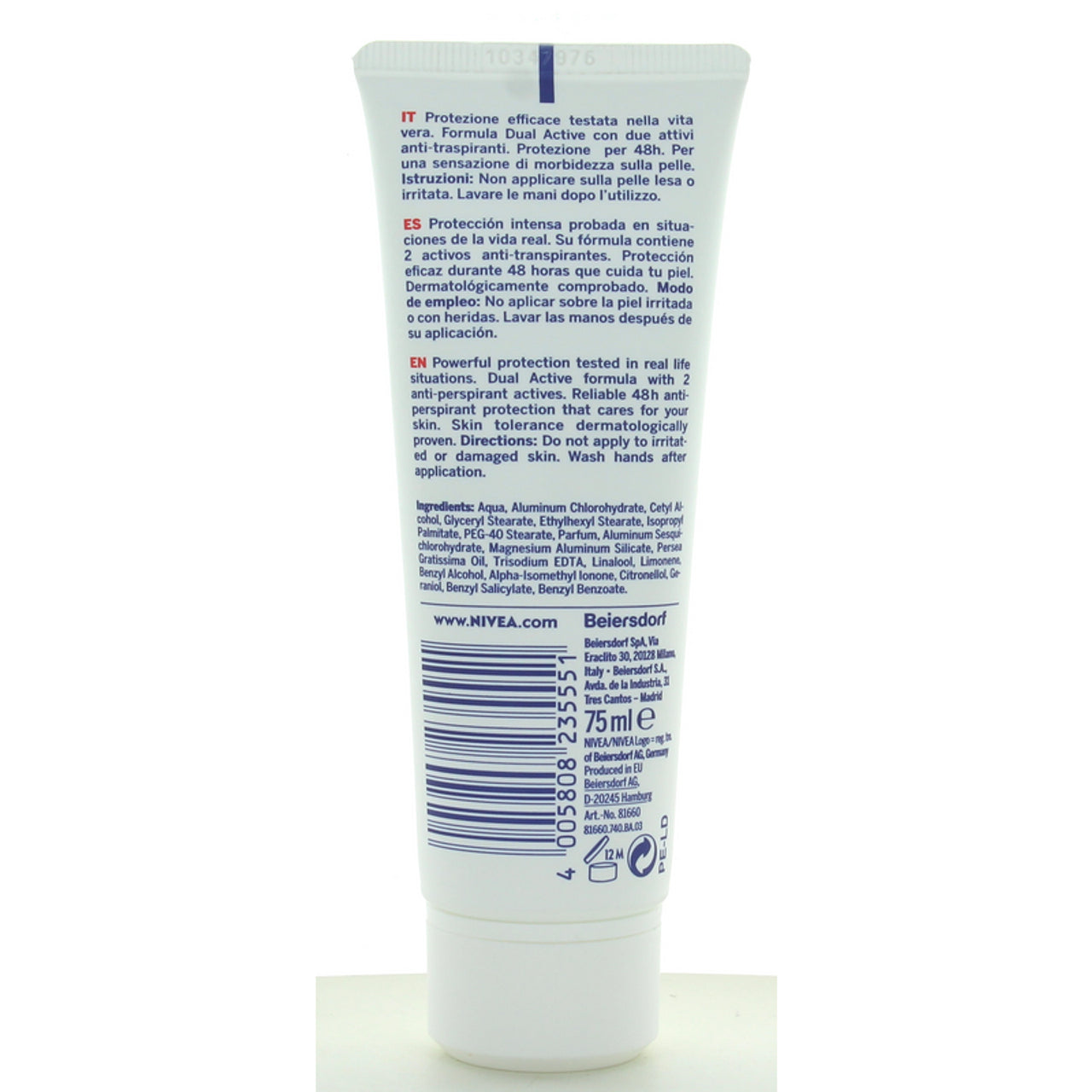 „Nivea“ dezodorantas sauso komforto kremas 75 ml