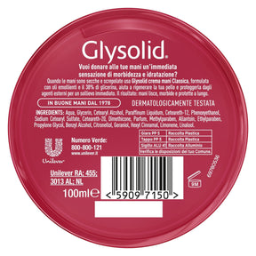 Cremă de mână clasică Glysolid 100 ml