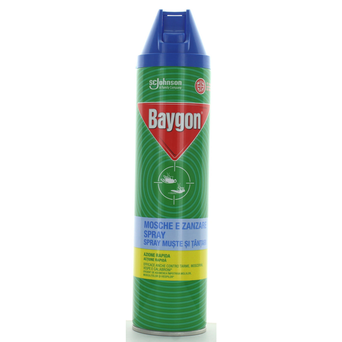Baygon Blu Insetticida Spray Mosche E Zanzare 400 ml