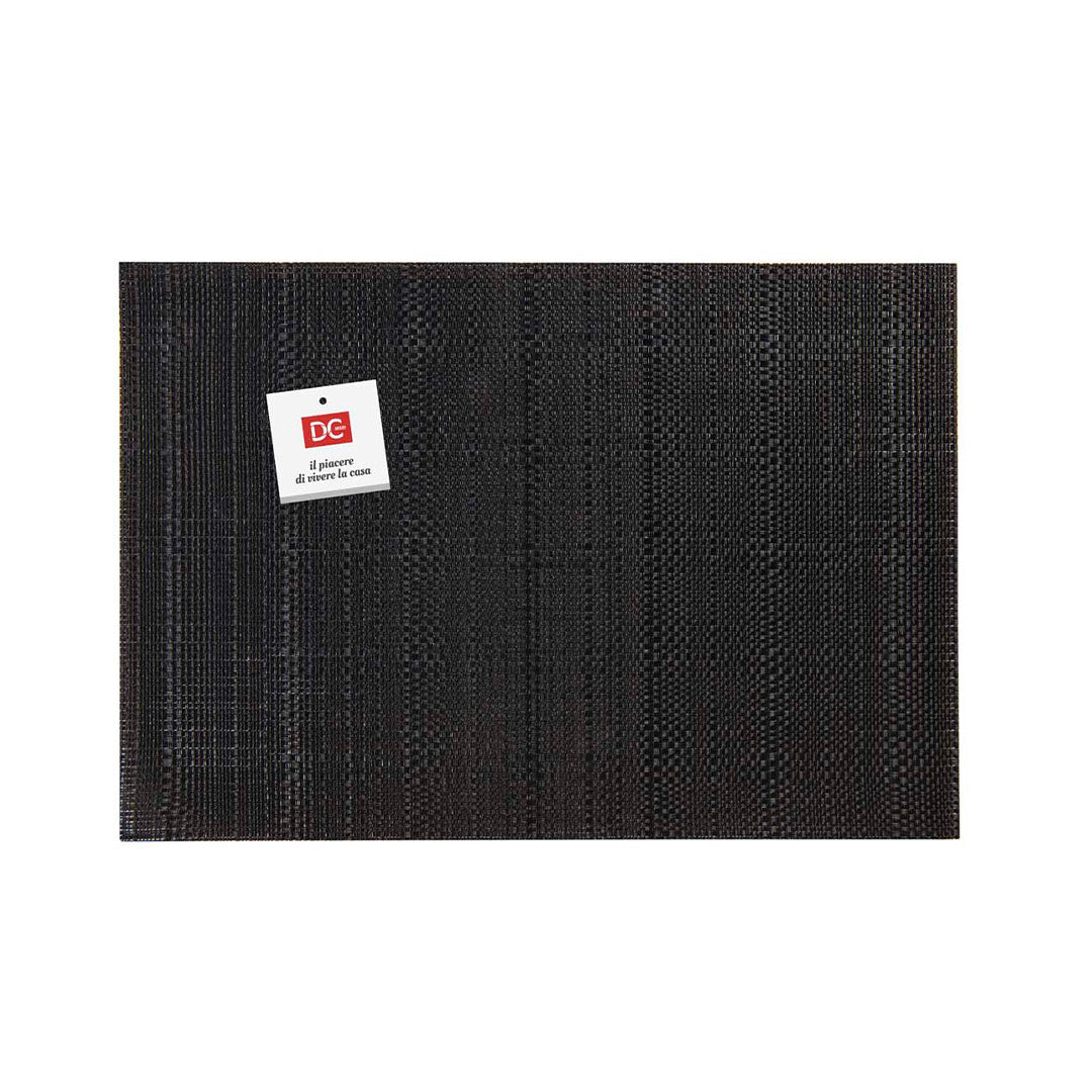 Amerikansk PVC -bordsduk 30 × 45 cm - svart