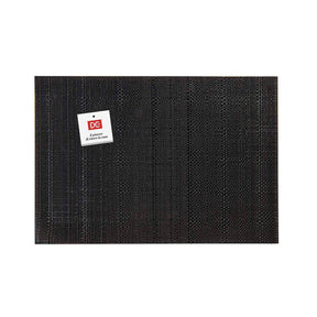 Amerikaans PVC TableCleoth 30 × 45cm - zwart