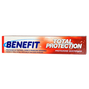 Protección total de 75 ml de beneficio de pasta de dientes.