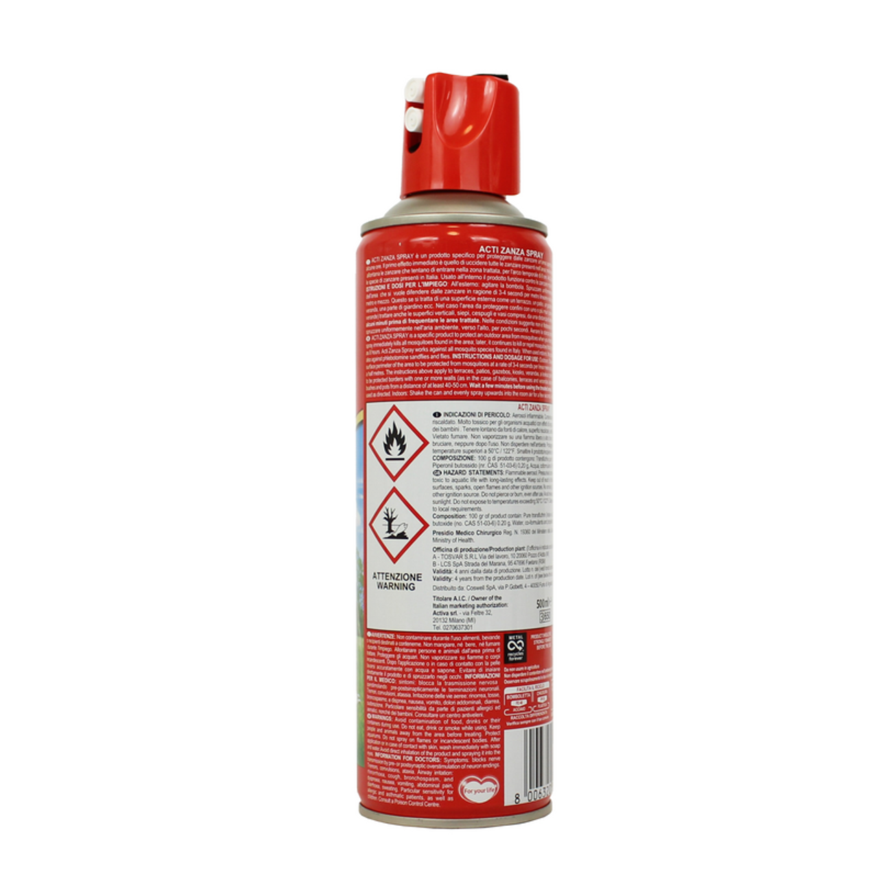 Open Air Insecticide Vape 8h 500 ml