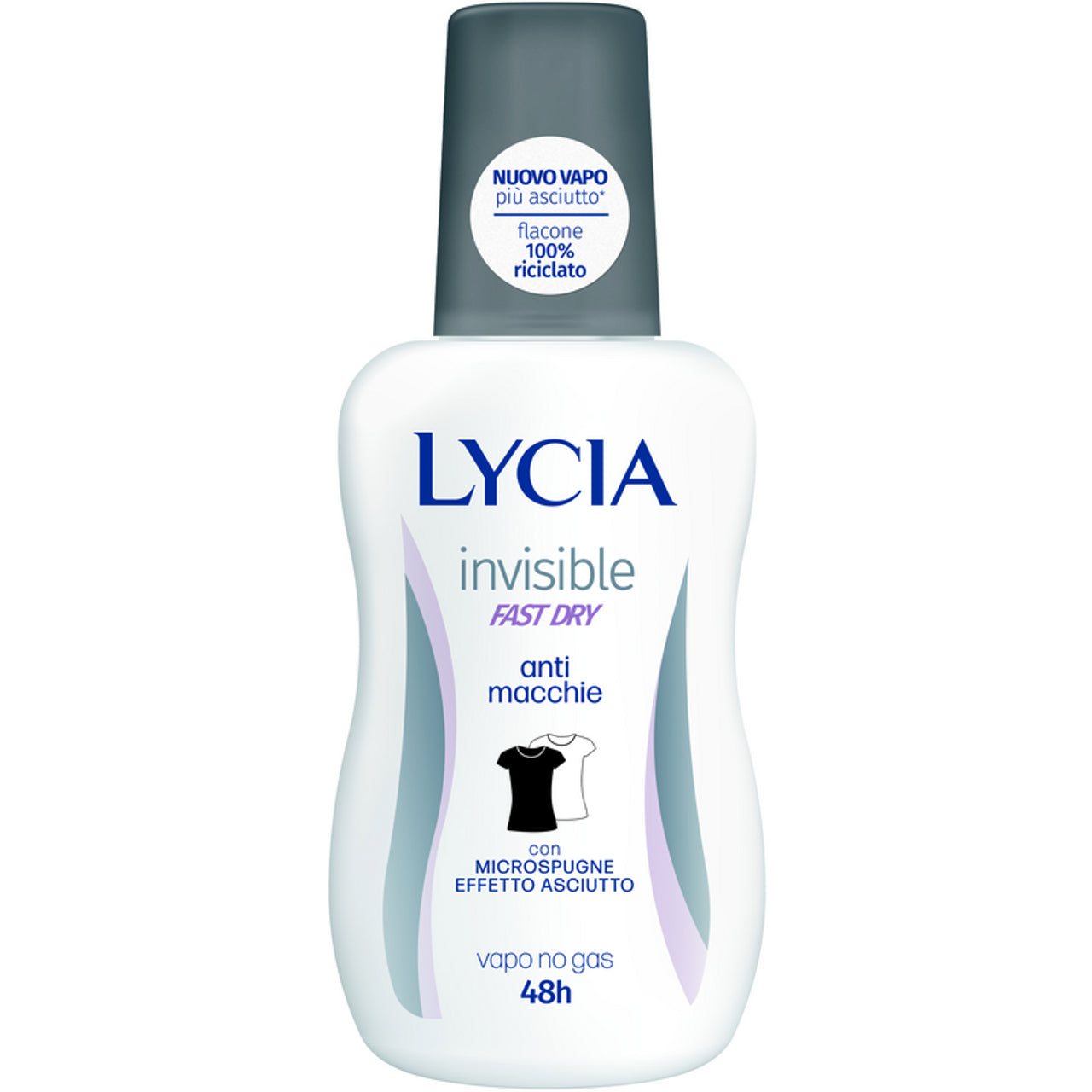 „Lycia“ nematomas dezodorantas VAPO NO GAS 48H ANTIO SPOTS 75 ml