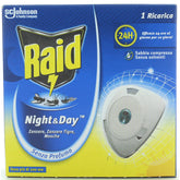 Raid Night & Day Insecticide Reload for Electric Diffiter Tiger Mosquito a obce