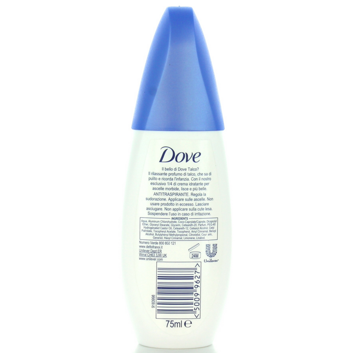 Dove Deodorante Vapo No Gas Talco 75 ml