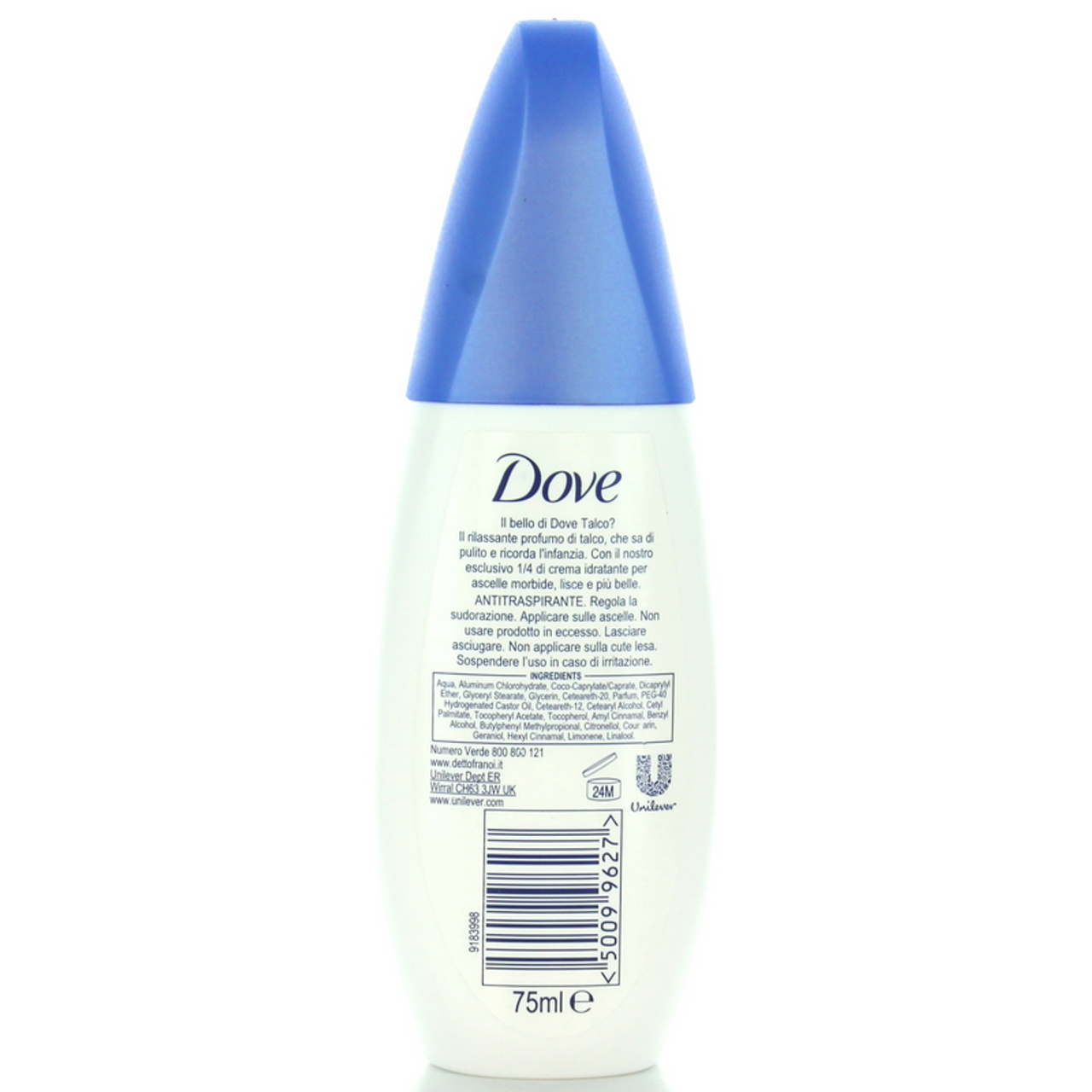 Dove Deodorante Vapo No Gas Talco 75 ml