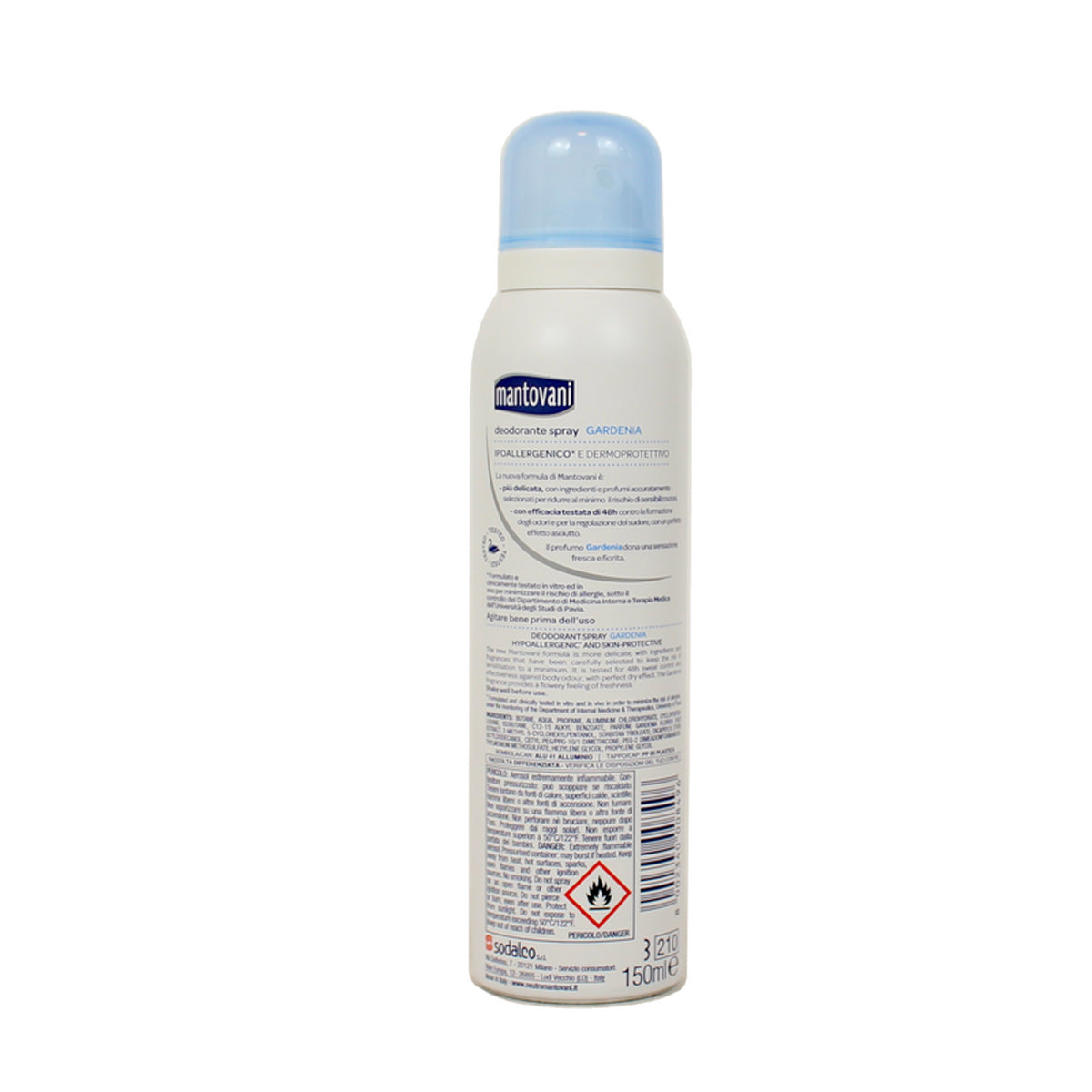 Mantovani Deodorant Spray Gardenia 150 ml