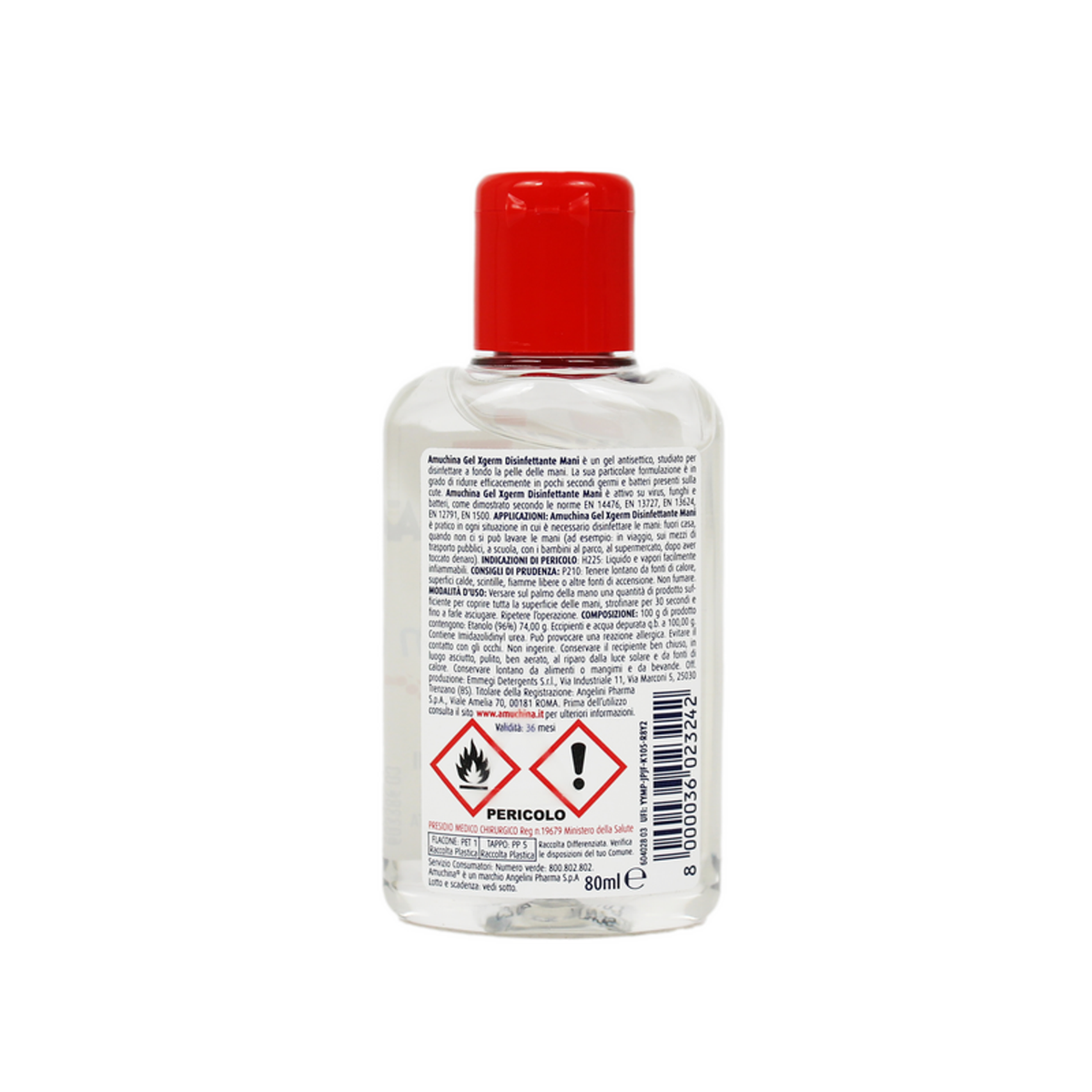 Amuchina Gel XGERM Desinfectant Hands 80 ml