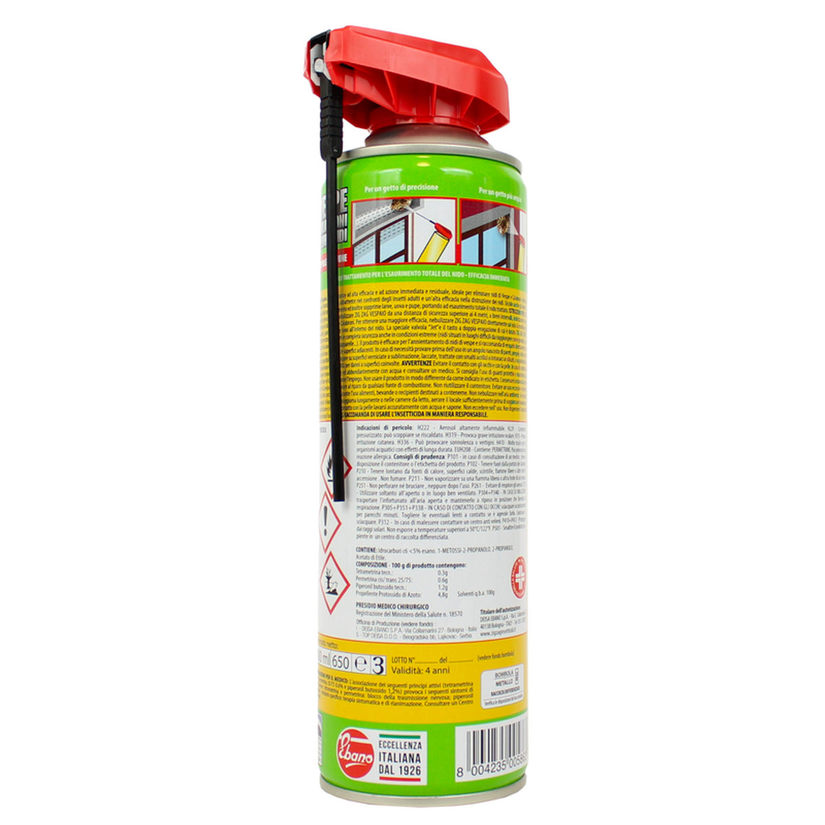 Zig Zag Insectide Vespaio Precision Nests of WASPS i CALABRI 400 ML