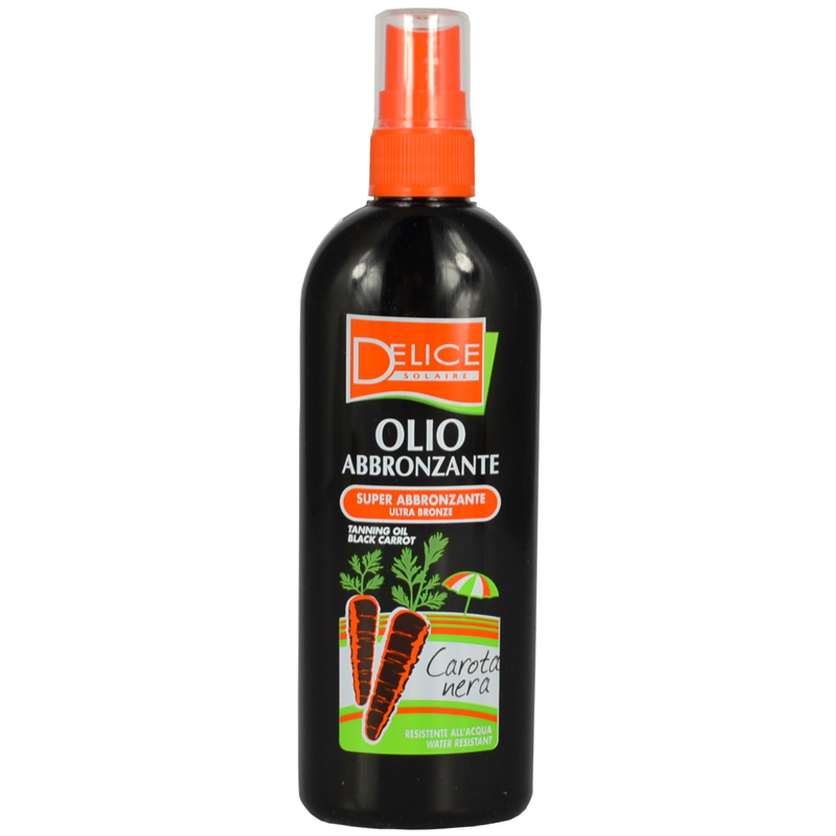 Delice Solaire barnító olaj spray fekete sárgarépa 150 ml