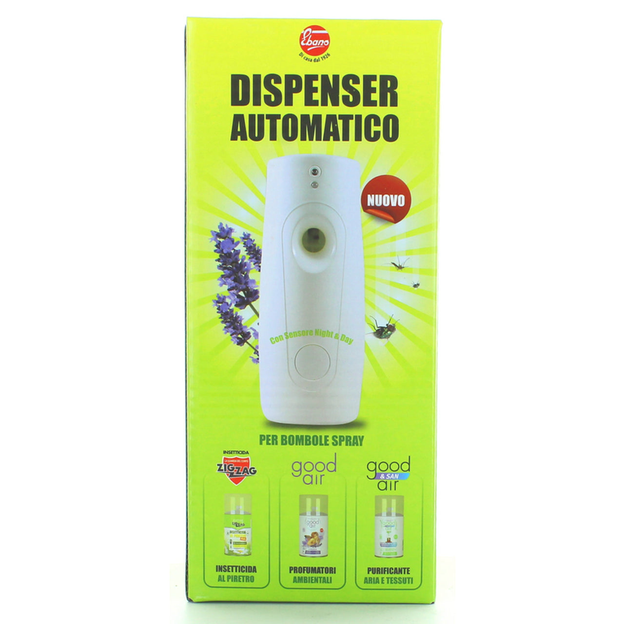 Distributeur automatique d'insecticide au pyrèthre Zig Zag