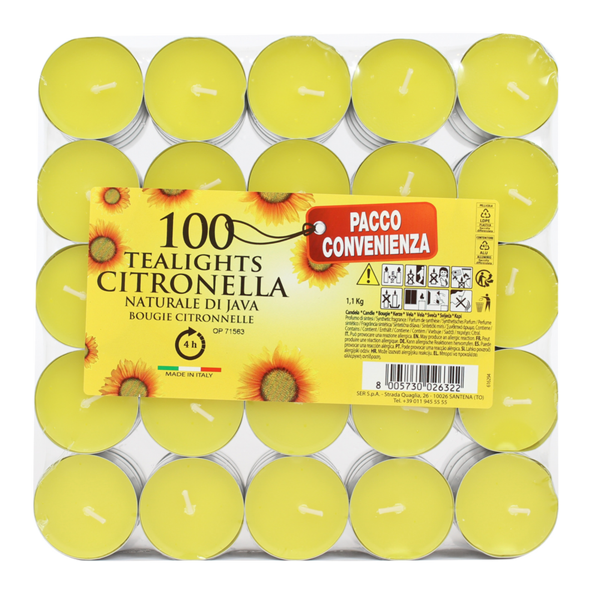 Insecticida de Citronella di Java 100 Brights