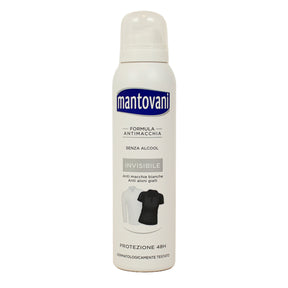 Mantovani dezodorantas nematomas purškiklis Originalus anti Macchia 48H 150 ml