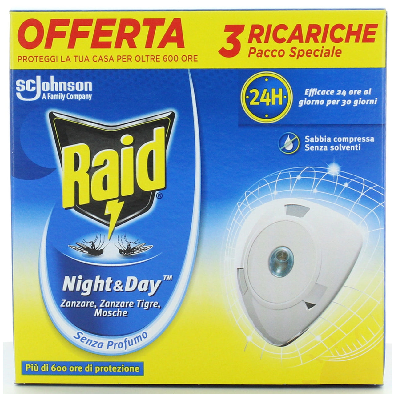 Raid Night & Day Electric 3 Ponovni nalaganje za Tigre in občinsko komar