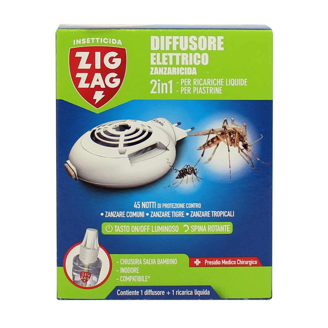 Zig Zag Electrical Diffuser + Liquid Opladning 30 ml
