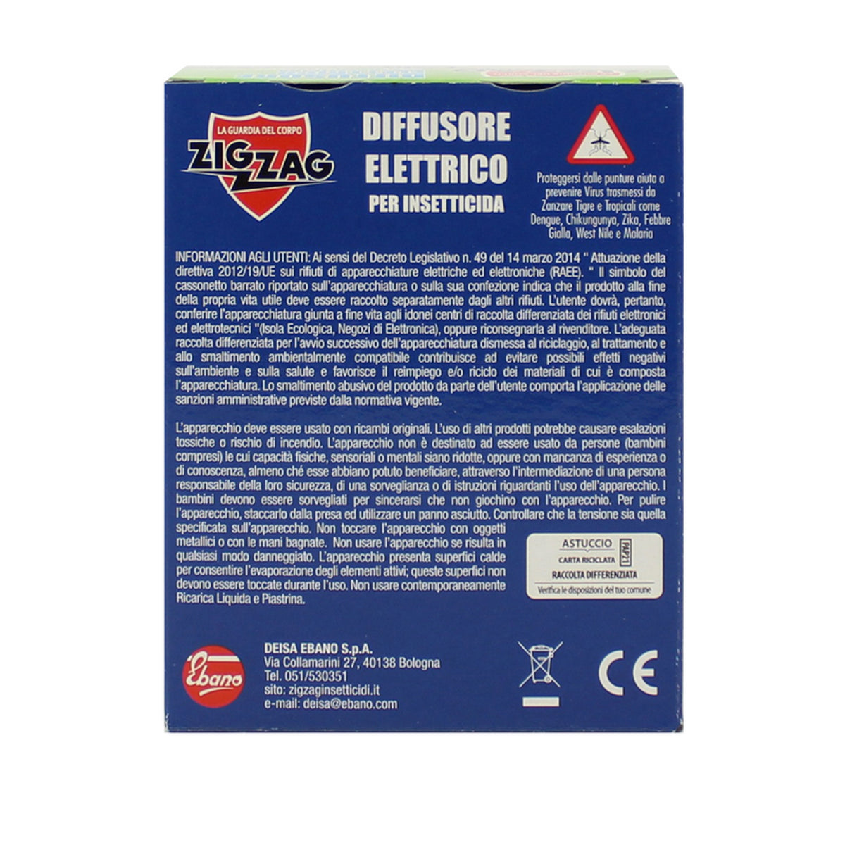 Zig Zag Diffusore Elettrico + Ricarica Liquida 30 ml
