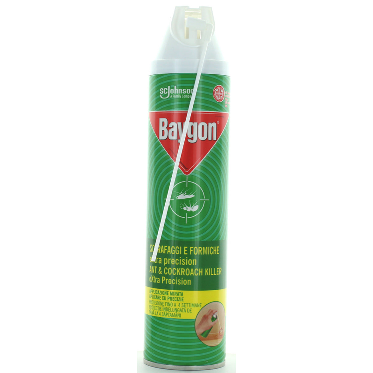 Baygon Verde Extra Précision Spray Scarafaggi et fourmis 400 ml