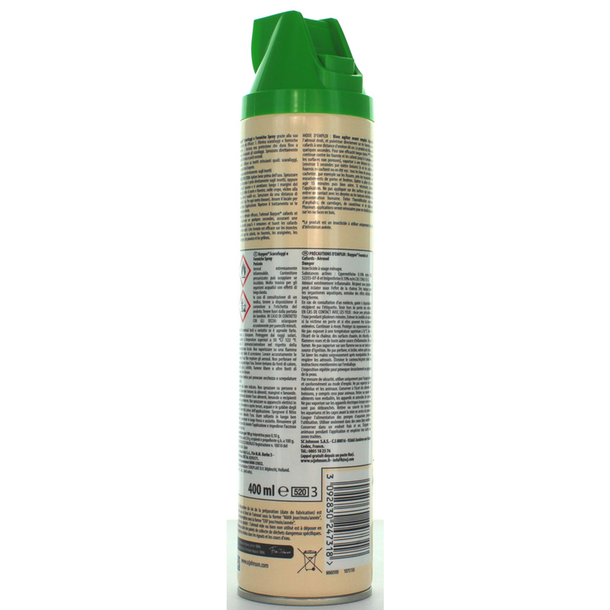 Baygon Kitchen Cockroach and Horm Spray 400 ml