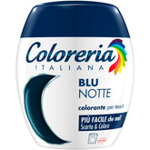 Italian coloring blue night coloring for fabrics