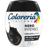 Intense Black Italian Coloria for fabric coloring