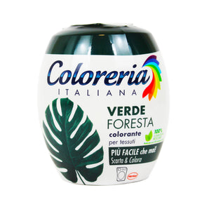 Italian coloring green forest coloring for 350g fabric