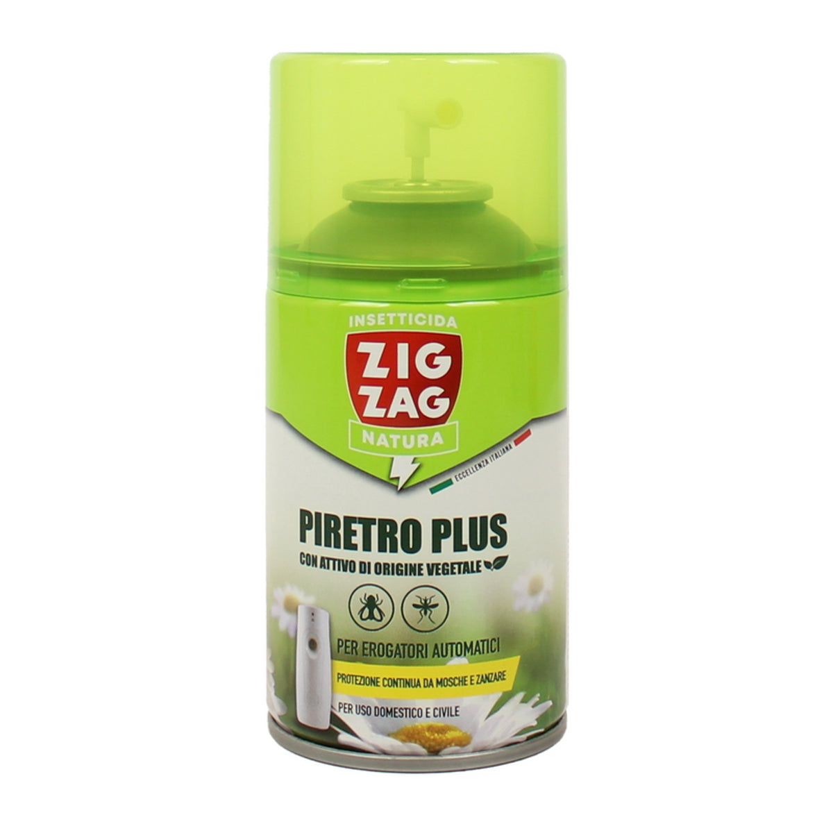 Zig Zag Insetticida Repellente Al Piretro Plus 250 ml X Erogatore Automatico Ricarica