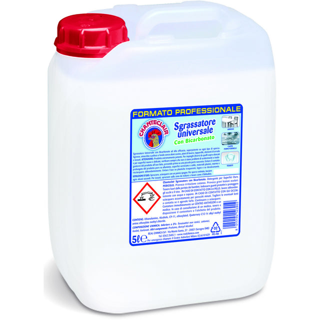 Chanteclair degreaser with bicarbonate 5 lt professional format tank